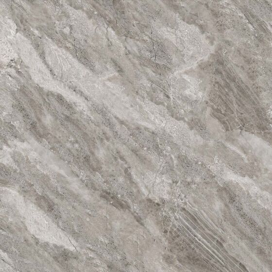 Apolla Grey Gloss Porcelain Wall & Floor Tile 600x600mm