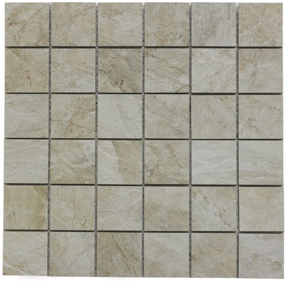 Rock Alberta Mosaic Porcelain Tile 48x48mm