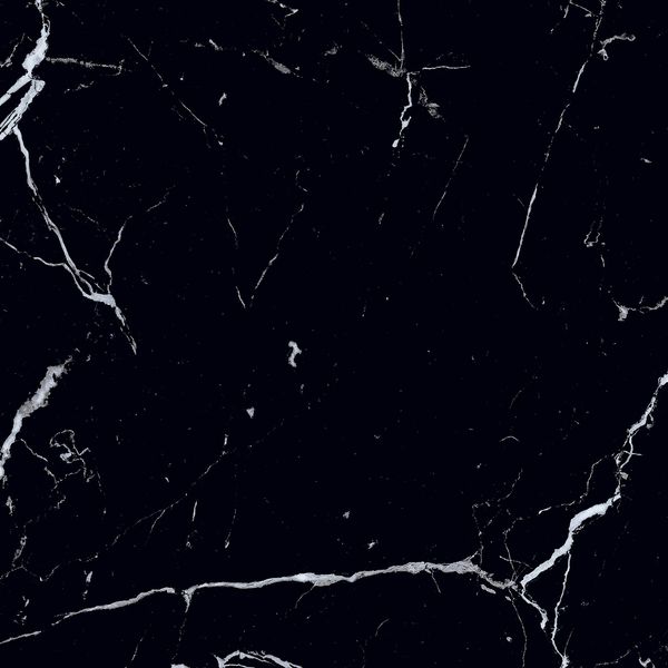 Genava Black Gloss Porcelain Wall & Floor Tile 600X600mm