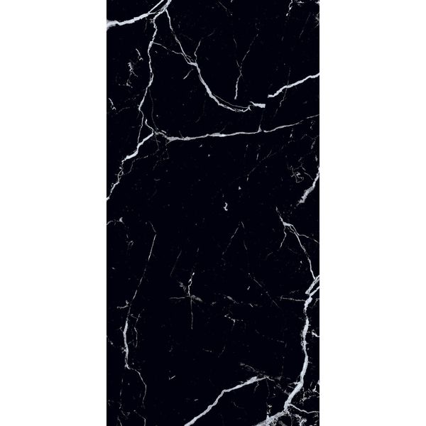 Genava Black Gloss Porcelain Wall & Floor Tile 600X1200mm